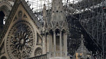 Así quedó la catedral de Notre Dame tras el incendio