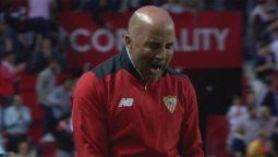 Silbaron a Sampaoli