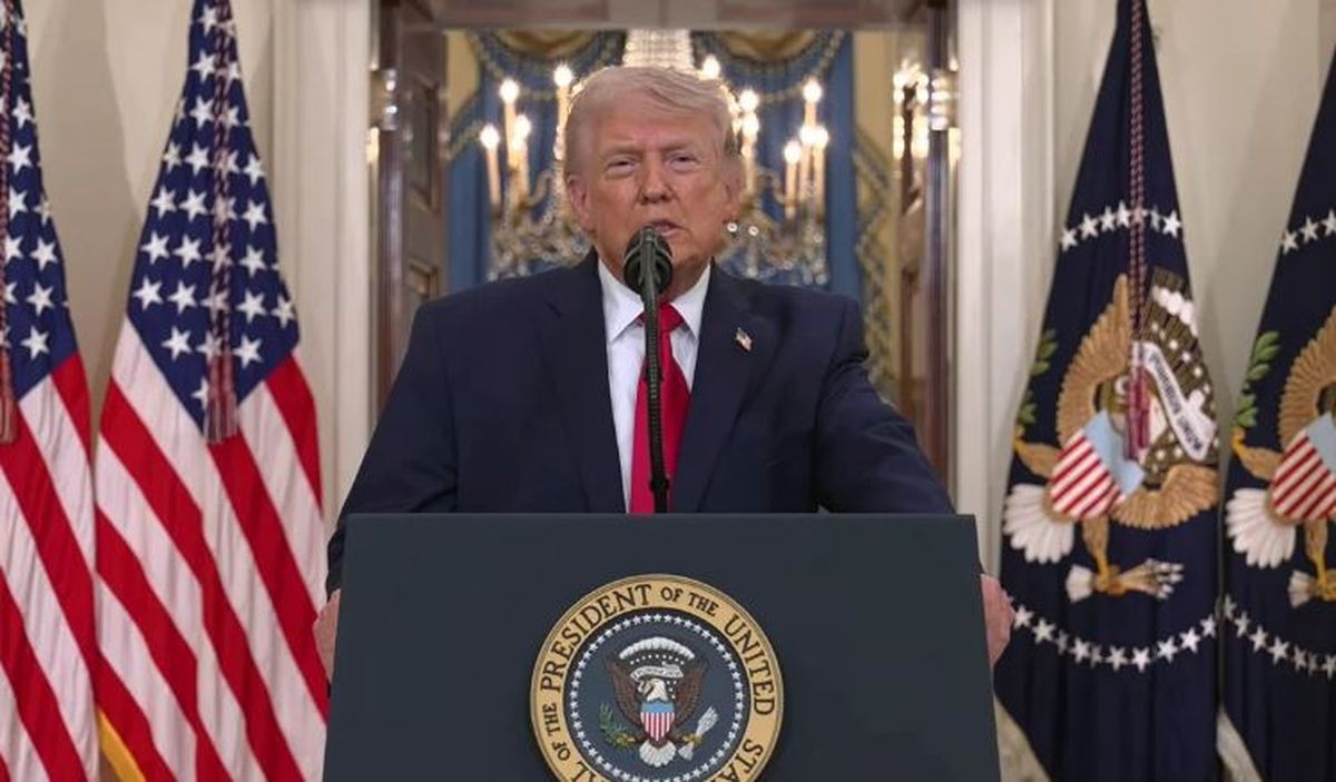 "Se acab&oacute; la tranquilidad", dijo Donald Trump este domingo.