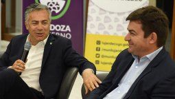 Cornejo y De Marchi se reunieron a solas y hablaron de candidaturas