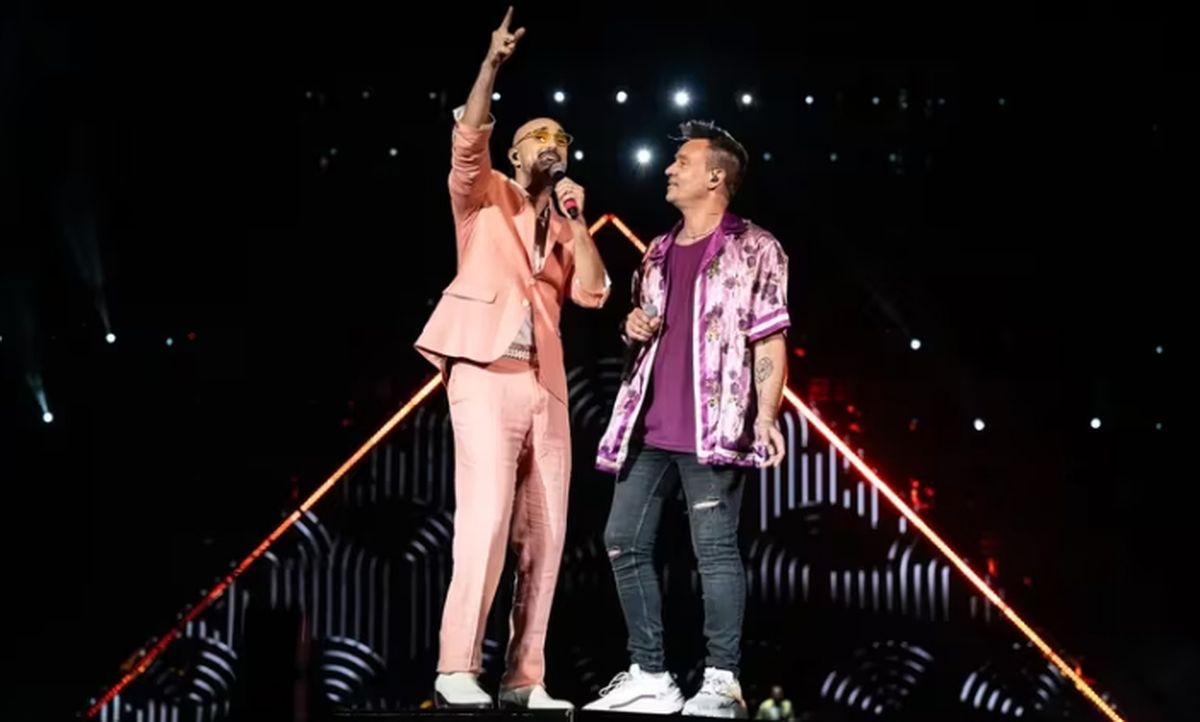 Abel Pintos y Chano. El invitado reflejó su experiencia en las redes. Abel Pintos y Chano. El invitado reflejó su experiencia en las redes. 