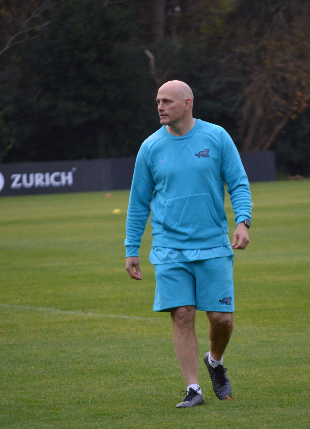 Felipe Contepomi en su regreso a Los Pumas, ahora como entrenador