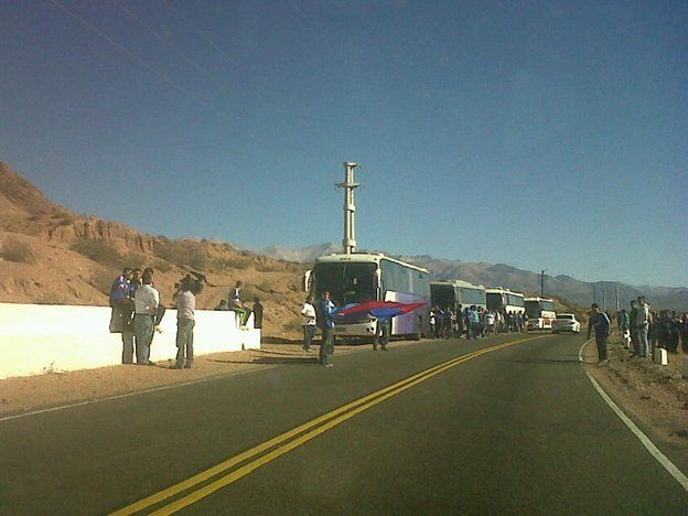 Desplegaron un operativo en los accesos por la llegada de los hinchas de la U de Chile