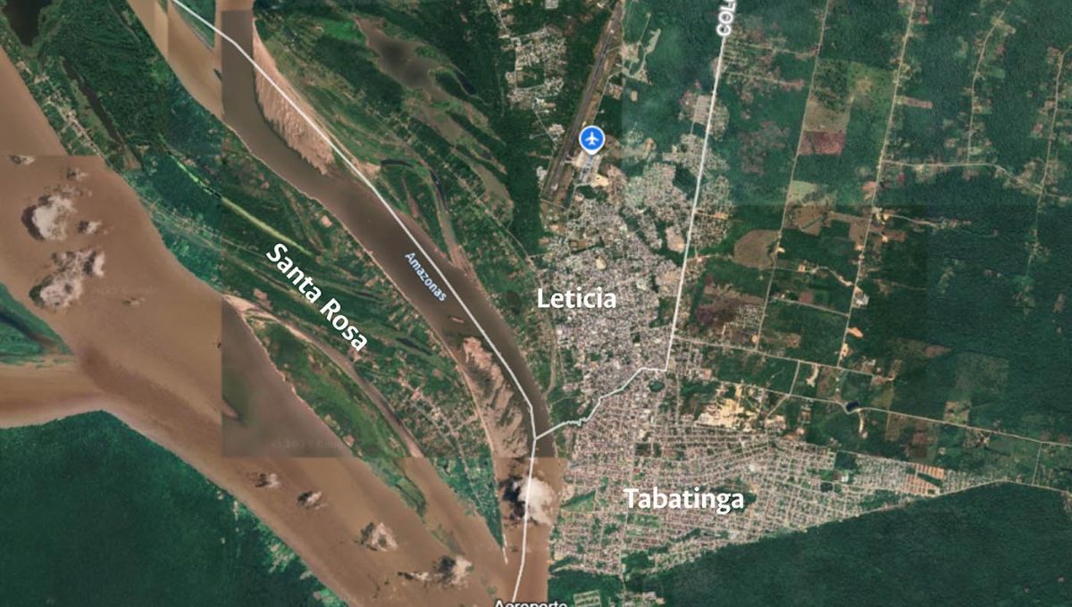 Perú y Colombia comparten 116 kilómetros de río Amazonas. Perú y Colombia comparten 116 kilómetros de río Amazonas.