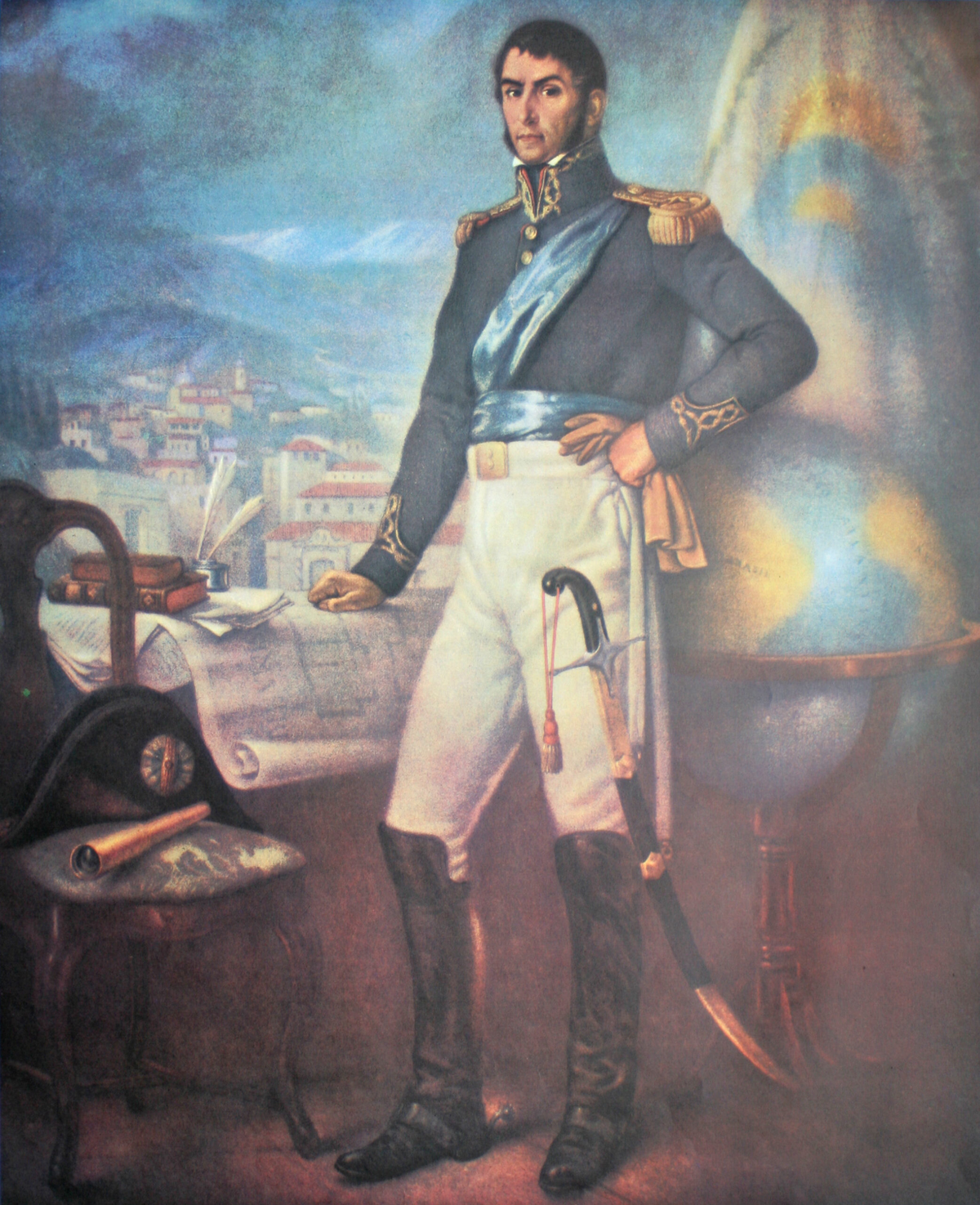 José de San Martín, un referente para Carlos Egües.