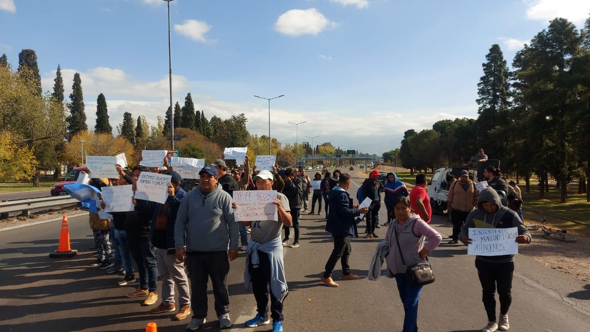 La manifestación de constructores realizada hace una semana, el 22 de mayo.