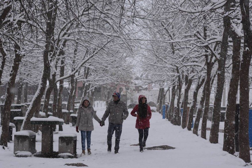 Así quedó Tupungato tras la nieve