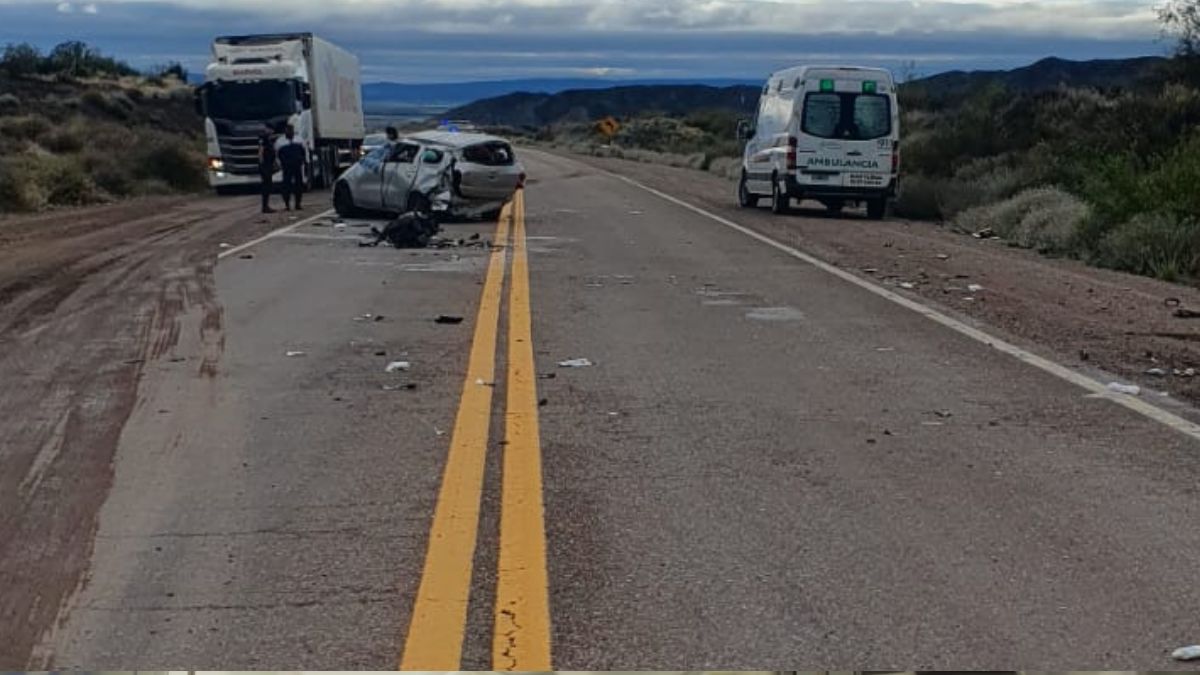 El accidente de tránsito ocurrió en la Ruta 7 cerca del Complejo Penitenciario Almafuerte.