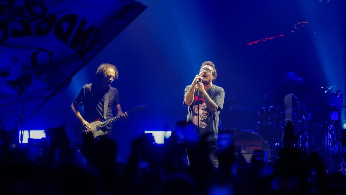 La Vela Puerca festejó sus 30 años de vida en el Auditorio Ángel Bustelo.