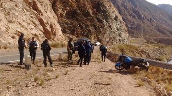 Perdió una pierna tras caer de su moto en Potrerillos