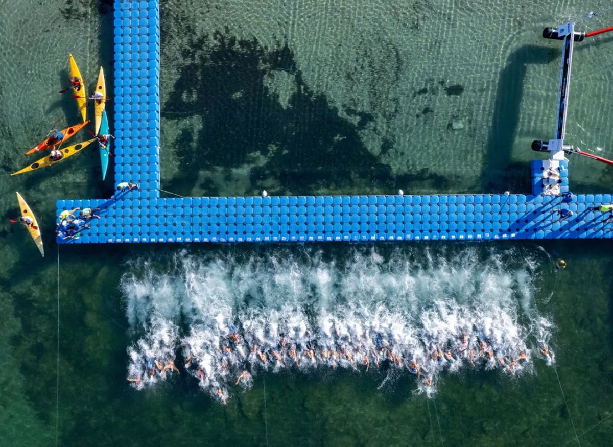 La largada de la prueba de 5km. en Alghero. La largada de la prueba de 5km. en Alghero.