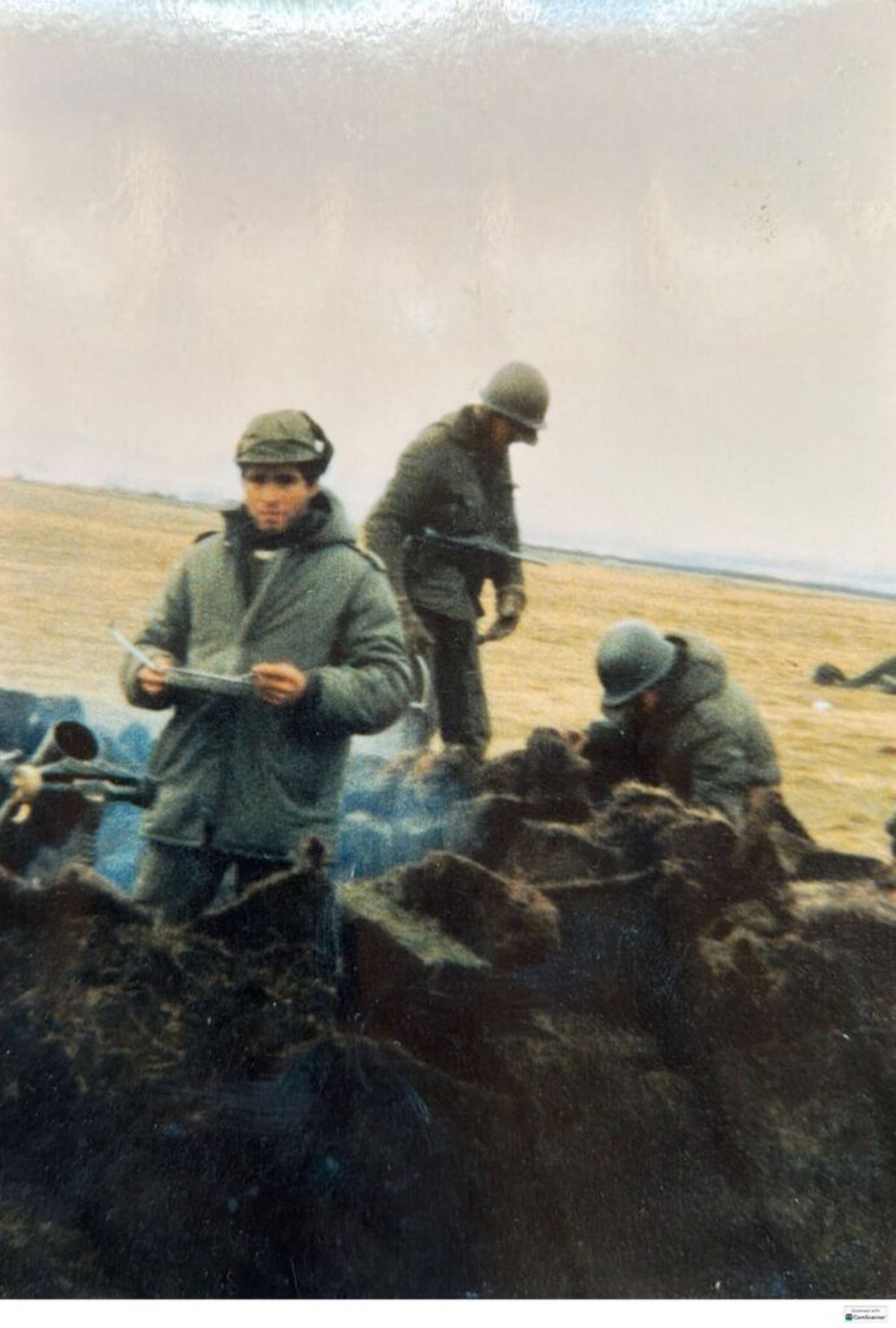 Ricardo González en las Islas Malvinas. Ricardo González en las Islas Malvinas.