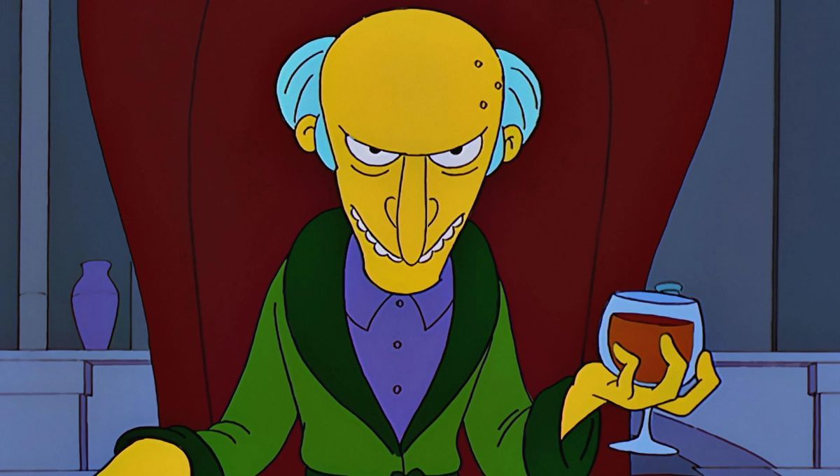 Inteligencia Artificial: así se vería en la vida real el Sr. Burns de Los Simpson