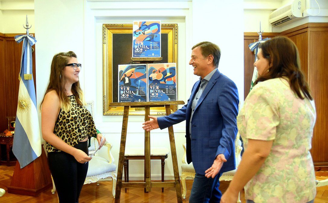 Elena Visciglio ganó la imagen de la Vendimia 2020.