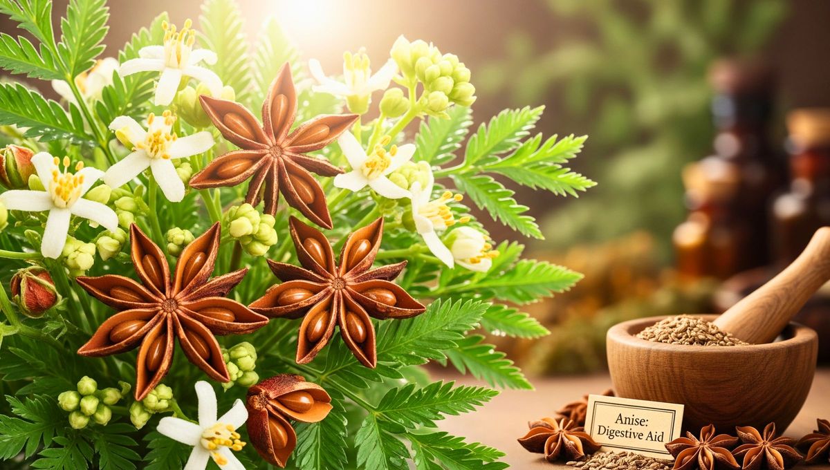 Plantas sanadoras: los beneficios medicinales del anís para la digestión y la salud