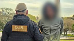 El sátiro cuando fue detenido en Retiro.