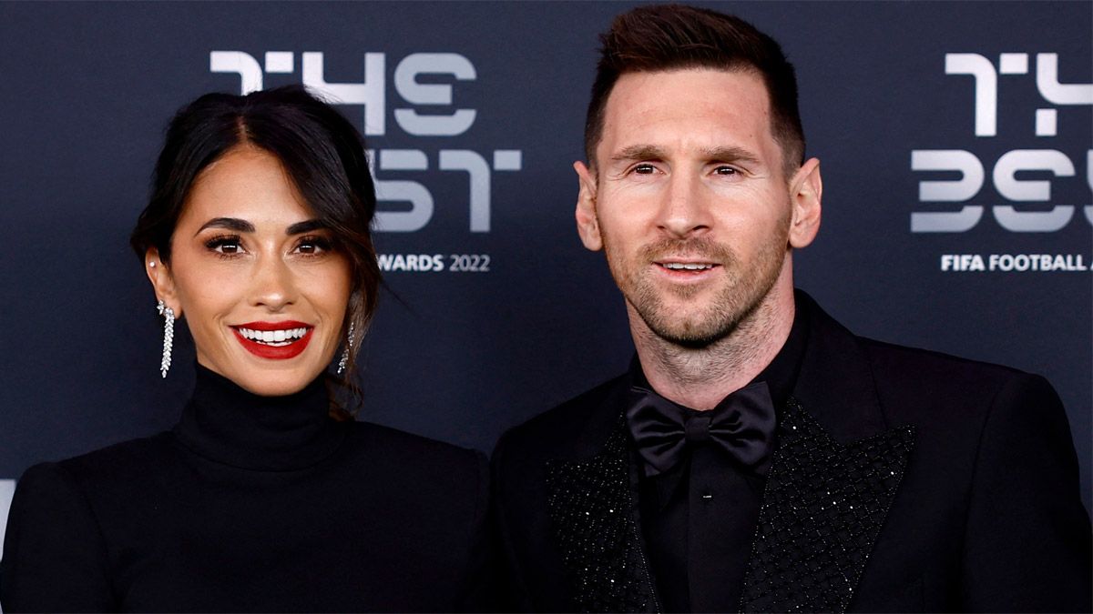 Antonela Roccuzzo y Lionel Messi
