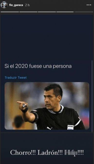 Fiorella, la hija de Ricardo Gareca, fue dura con Bascuñán.