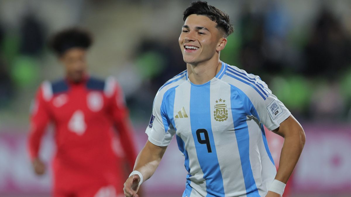 Alejo Sarco hizo dos goles en el debut de la Selección argentina Sub 20 en el Mundial de Chile.
