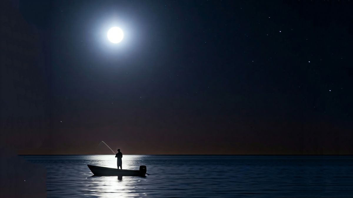 Pesca a la luz de la Luna. Pronóstico de pique.