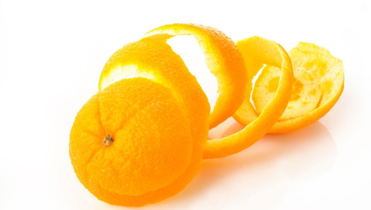 Cáscara de naranja. Cáscara de naranja.