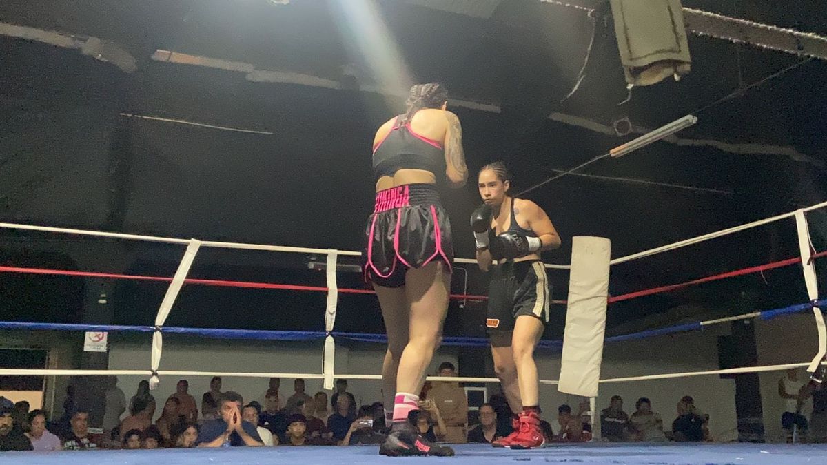Brisa Alfonzo pudo imponerse en las tarjetas frente a una insistente y peligrosa puntana Luz Córdoba en el pleito de boxeo profesional que cerró la velada en Villa Seca, Maipú.