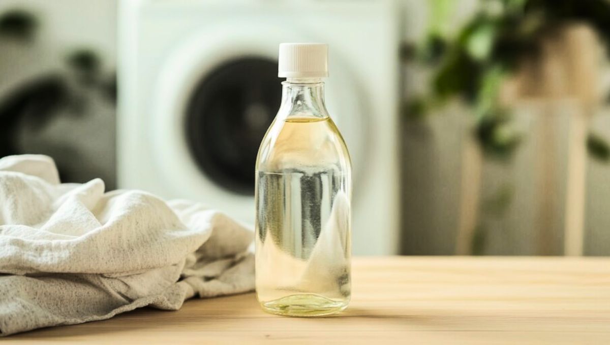 El vinagre blanco es un remedio casero y efectivo para el lavado de la ropa