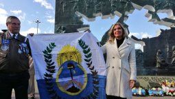 Laura Montero participó de los actos del 2 de Abril en Tierra del Fuego