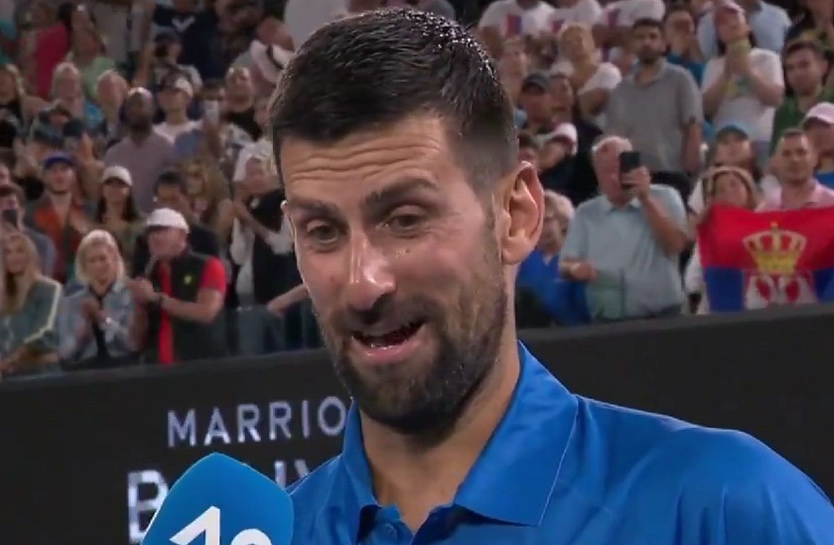 El serbio se metió entre los cuatro mejores del primer Grand Slam del año.