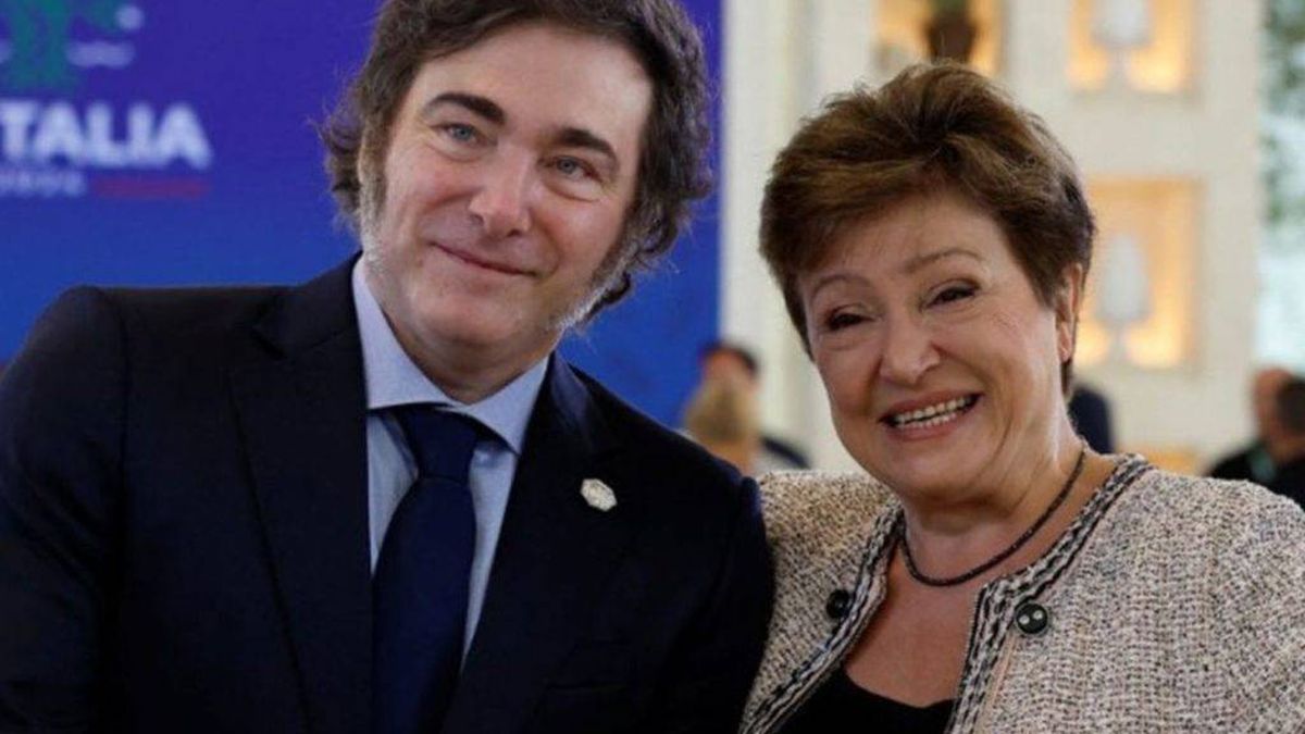 Javier Milei y la titular del FMI
