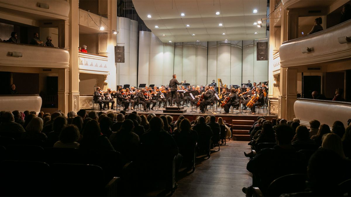 Orquesta Filarmónica de Mendoza.