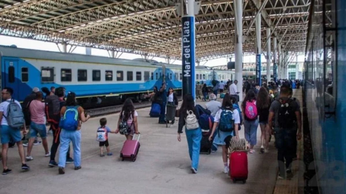 Vacaciones de verano: cuánto cuesta el pasaje en tren a Mar del Plata