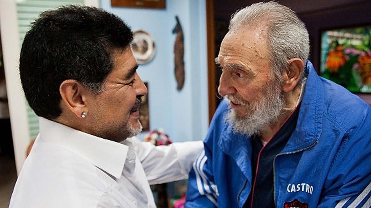 Maradona fue muy amigo de Fidel Castro.