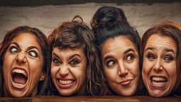Connie Ballarini, Fernanda Metilli, Natalia Carulias y Malena Guinzburg.