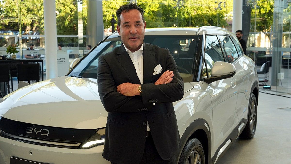 Adrián Yacopini, el empresario que viabilizó la llegada a Mendoza de los autos eléctricos BYD. Adrián Yacopini, el empresario que viabilizó la llegada a Mendoza de los autos eléctricos BYD.