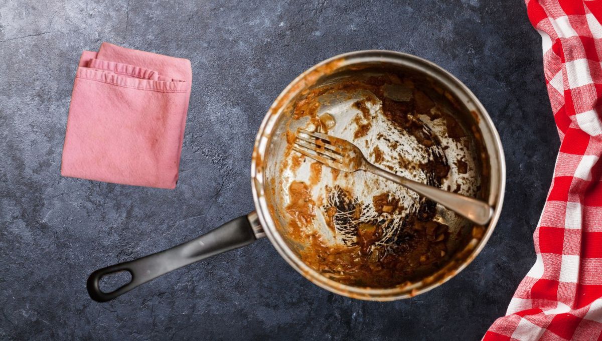 3 formas de quitar la comida pegada de las ollas