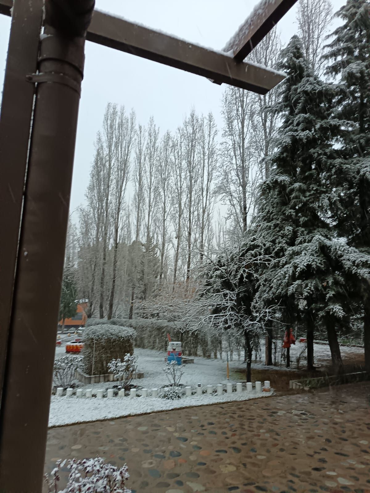 As&iacute; luc&iacute;a este s&aacute;bado a la ma&ntilde;ana Colonia Suiza, en Luj&aacute;n de Cuyo.