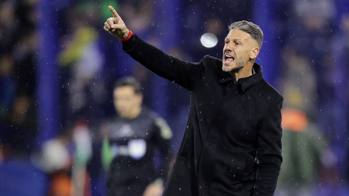 El técnico de River, Martín Demichelis.