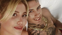 La explosiva foto de Wanda Nara y L-Gante viendo juntos el partido de Argentina