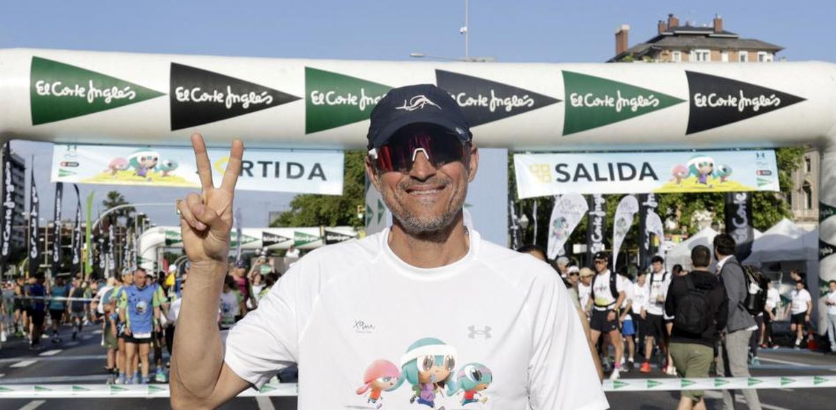 El t&eacute;cnico finalista de la Champions League corri&oacute; 10 kil&oacute;metros.