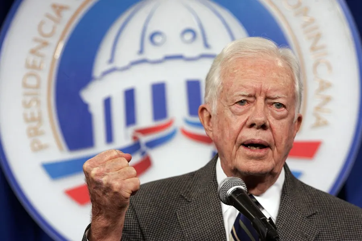 El ex presidente de Estados Unidos Jimmy Carter