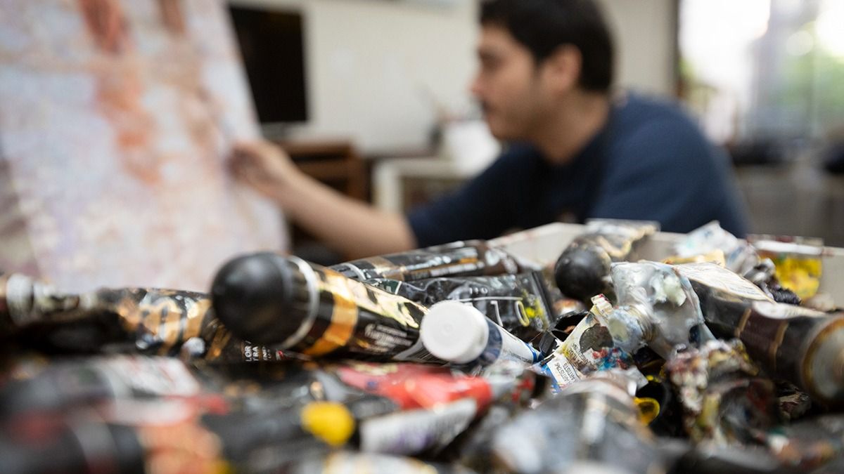 La creatividad para él tiene como lema el