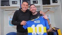 Riquelme y Messi