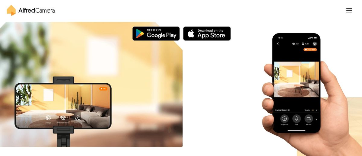 Esta aplicación transformará tu viejo teléfono en una cámara de seguridad. Esta aplicación transformará tu viejo teléfono en una cámara de seguridad.
