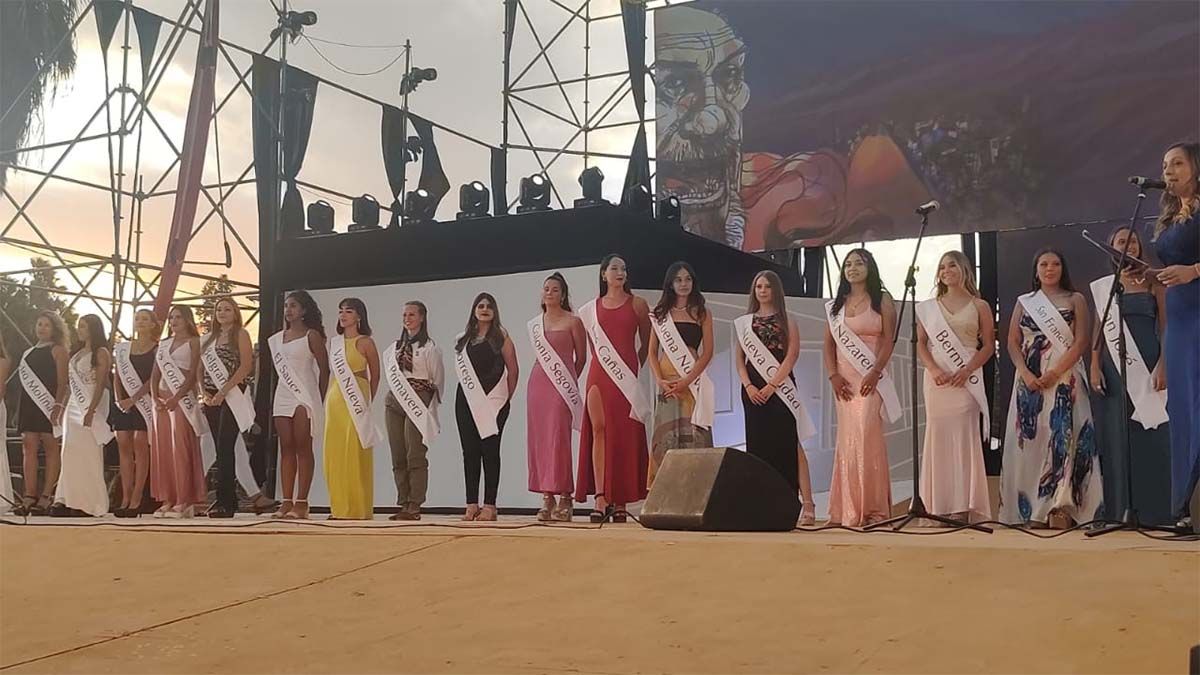 Todas las representantes de la Vendimia de Guaymallén que pasaron la selección y fueron votadas por el público a través de internet.