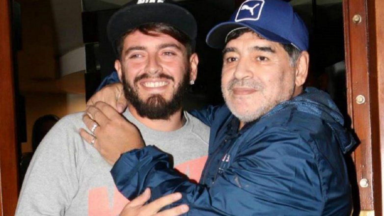 Diego Maradona presentó a su nieto: Estoy muy feliz y me llena el corazón