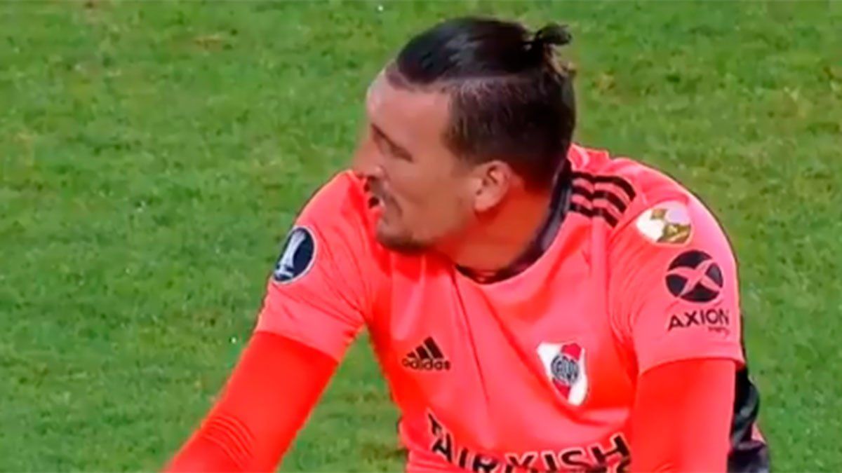 Franco Armani se equivocó y Palmeiras no lo perdonó