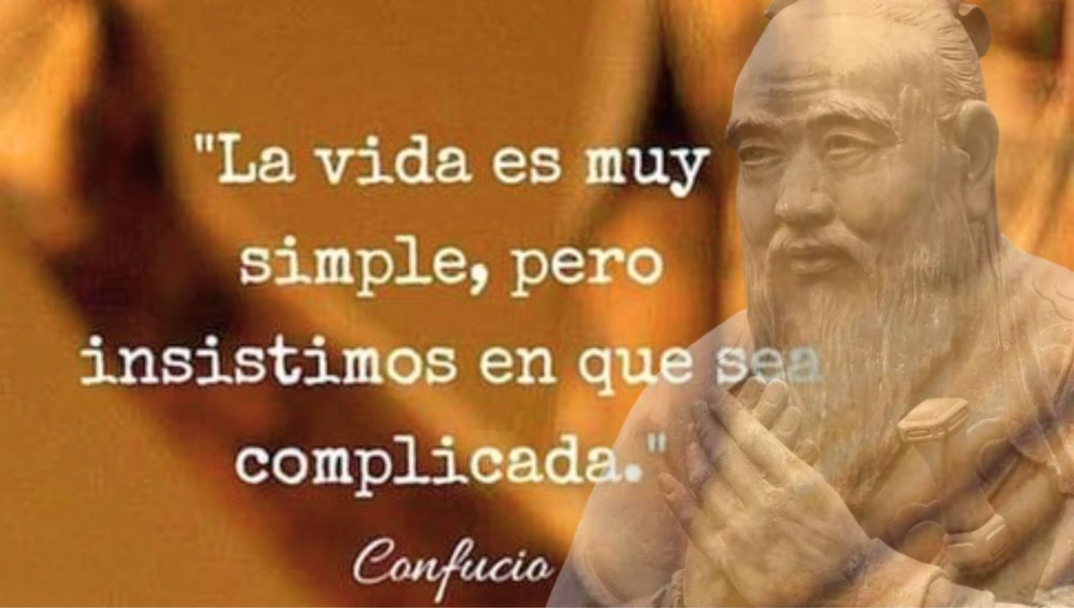 Confucio revel&oacute; el secreto de la felicidad.