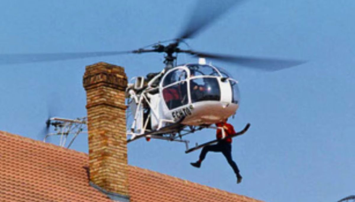 El 26 de mayo de 1986 un delincuente francés se escapó de la cárcel en helicóptero.&nbsp;