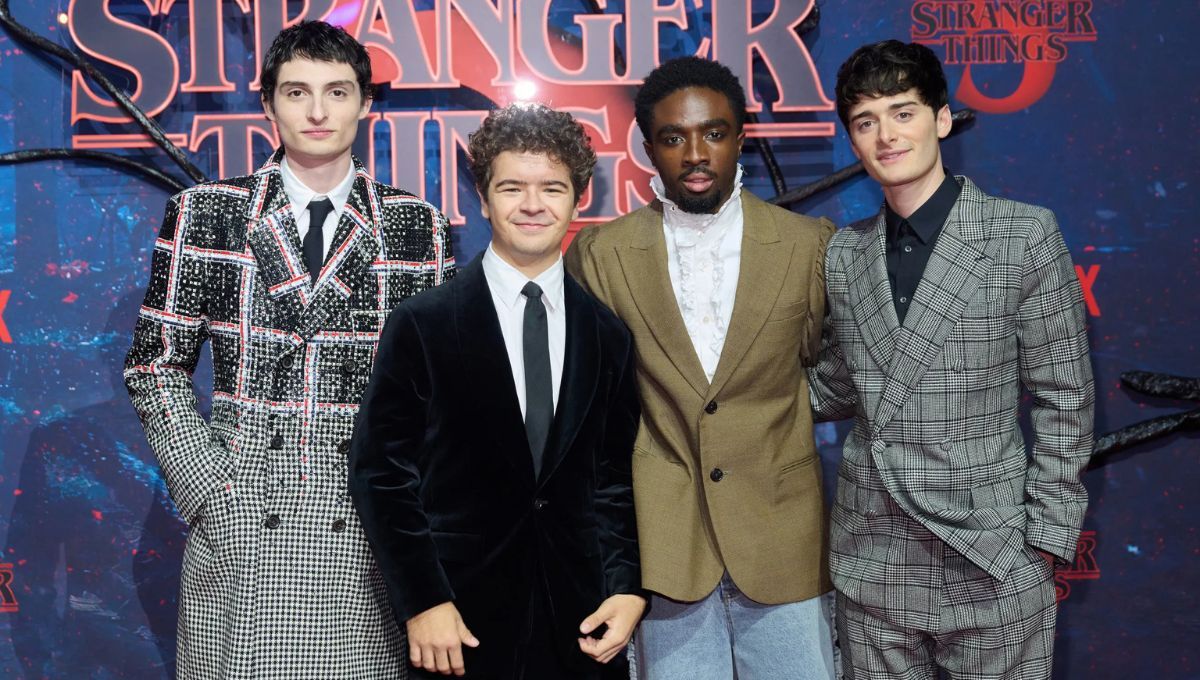 El elenco de "Stranger Things" en la última premiere. El elenco de "Stranger Things" en la última premiere. 